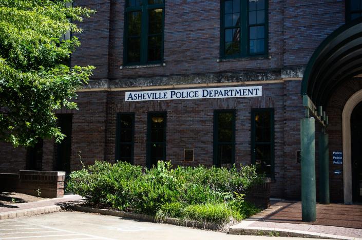 Asheville Police Department Headquarters, located in downtown Asheville in Court Plaza.
