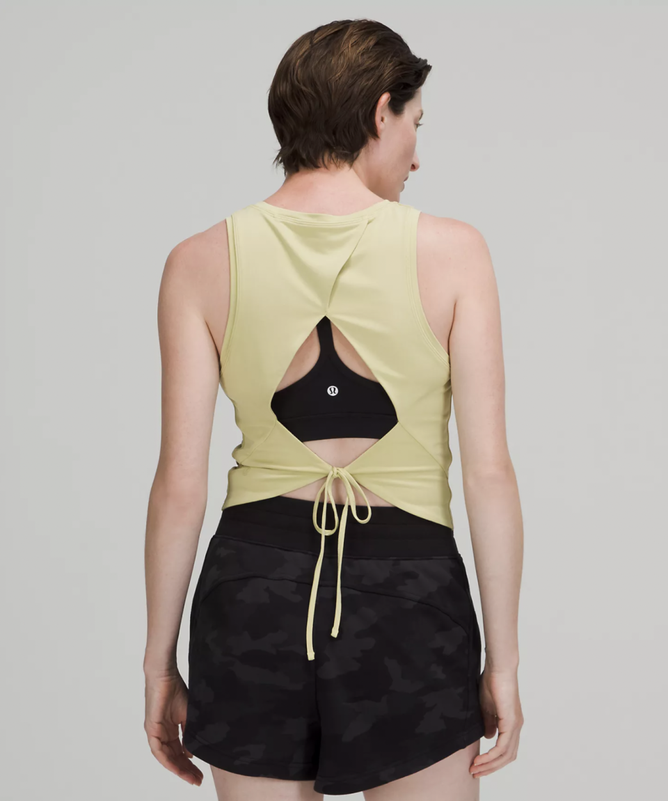 Open Tie-Back Tank Top (Photo via Lululemon)