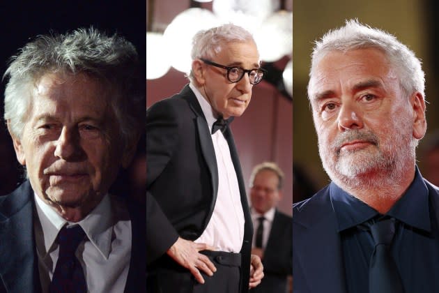 roman-polanski-woody-allen-luc-bresson.jpg roman-polanski-woody-allen-luc-bresson - Credit: Artur Widak/NurPhoto/Getty Images; Elisabetta A. Villa/Getty Images; Vittorio Zunino Celotto/Getty Images