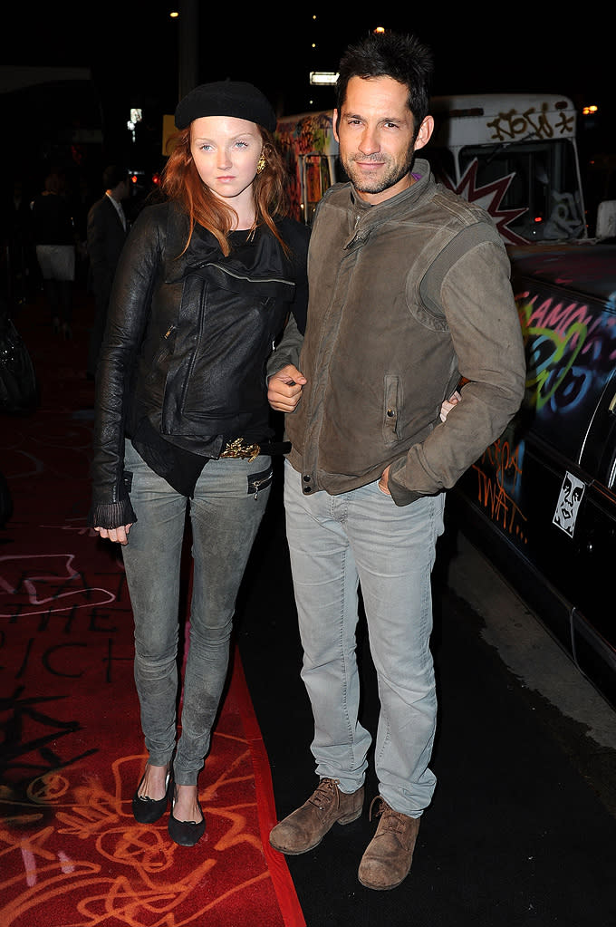 Exit Through the Gift Shop LA premiere 2010 Lily Cole Enrique Murciano