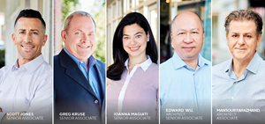 Architecture firm AO promotes four senior associates and one associate.