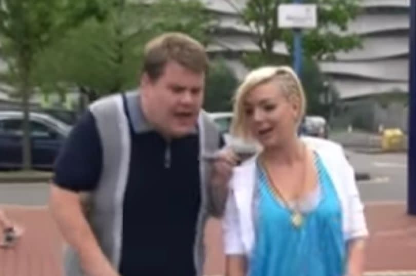 Smithy and sister Rudi, played by James Corden and Sheridan Smith, in the hit show