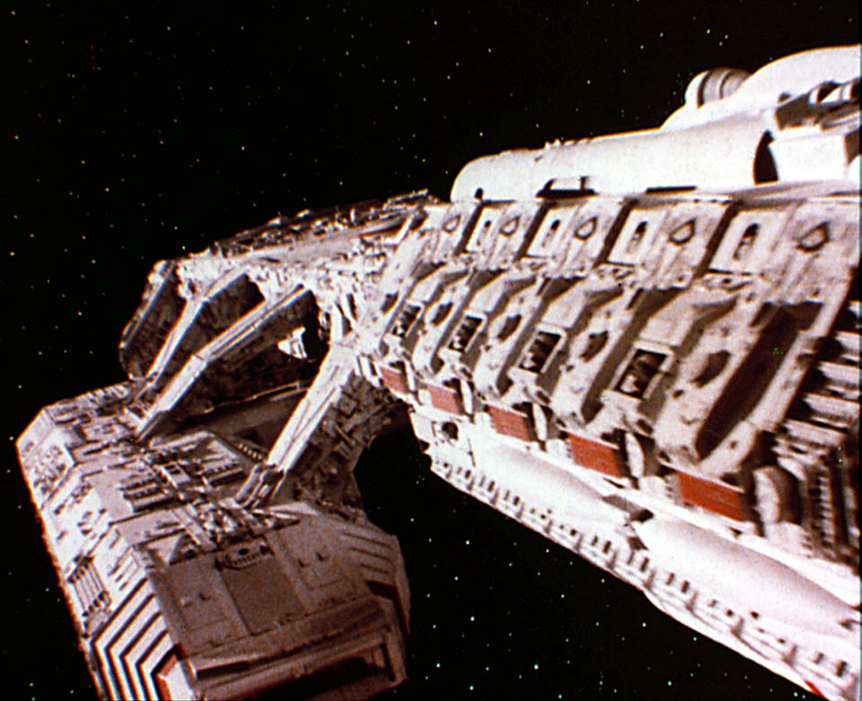 The good ship in <em>Battlestar Galactica.</em>