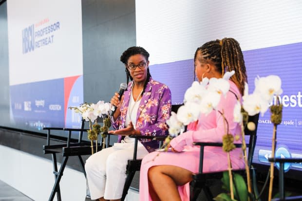 North Carolina A&T Professor Dr. Devona Dixon revealed how much she and her students enjoyed learning from Tiffany & Co.<p>Photo: Courtesy of Harlem's Fashion Row</p>
