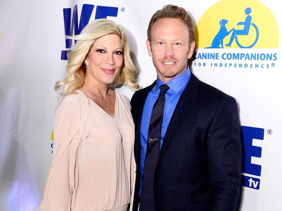 TORI SPELLING & IAN ZIERING