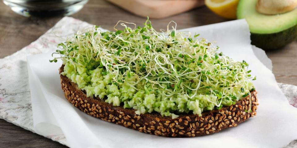 Ezekiel bread healthy bread avocado toast