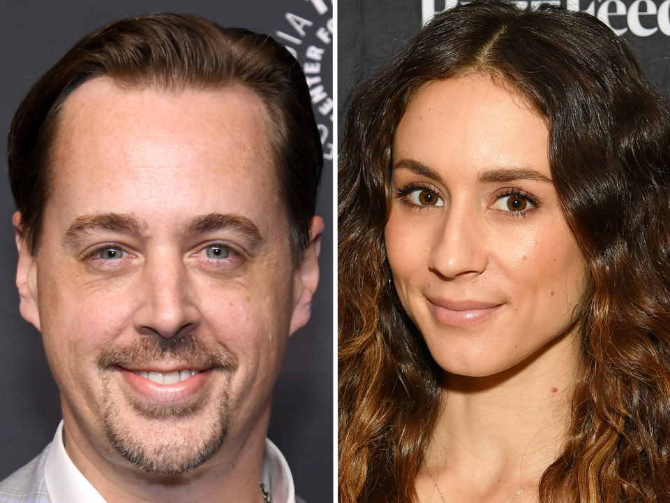 Sean Murray and Troian Bellisario (Getty Images)