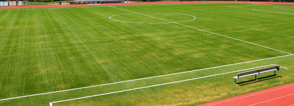 New artificial turf was installed at Belmont's soccer complex at Rose Park.