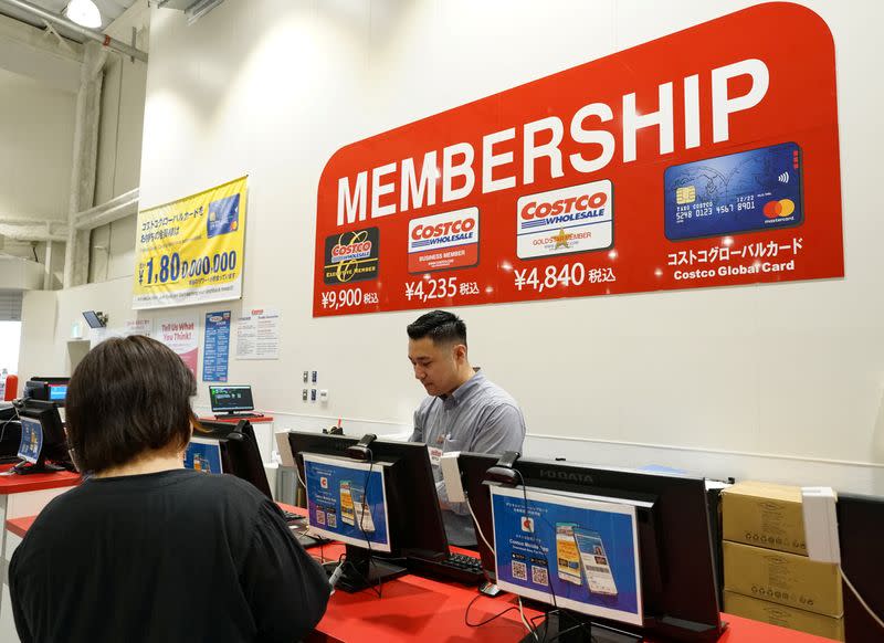 Ryu Kawane works at Costco store in Meiwa