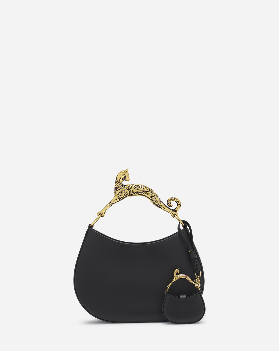 Lanvin’s Cat bag in a new hobo shape.