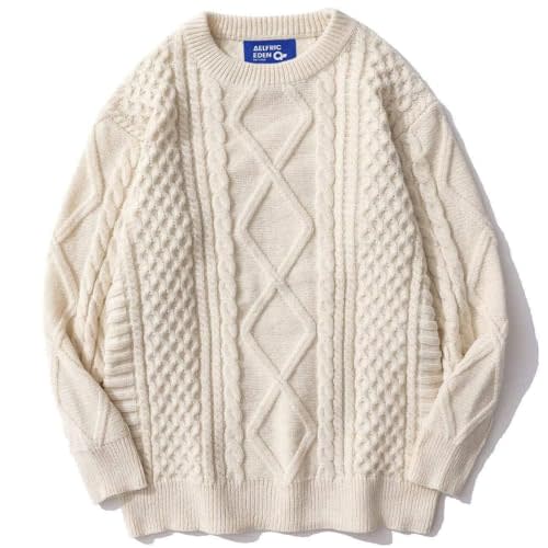 KILIG Women's Cardigan Sweater Cable Knit Long Sleeve Button-Down