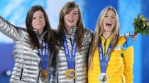 <p>Bright won her second medal with silver in Sochi.</p>