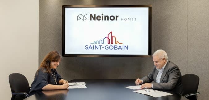 Neinor Homes y Saint-Gobain firman un acuerdo para impulsar la construcción sostenible