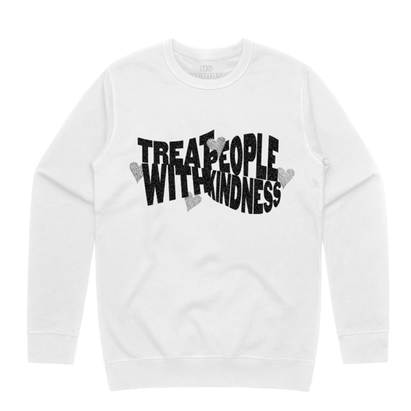 <p><strong>Harry Styles</strong></p><p>hstyles.co.uk</p><p><strong>$55.95</strong></p><p><a href="https://shopus.hstyles.co.uk/products/treat-people-with-kindness-white-crewneck-sweatshirt" rel="nofollow noopener" target="_blank" data-ylk="slk:Shop Now;elm:context_link;itc:0;sec:content-canvas" class="link ">Shop Now</a></p><p>No one but Harry Styles enthusiasts will get this sweater, which means you can wear it in public without people being like, "Oh...an unhinged fan walks amongst us."</p>