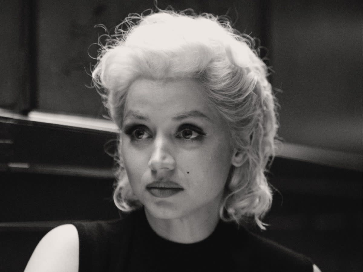 Ana de Armas as Marilyn Monroe in ‘Blonde' (2022 Â© Netflix)
