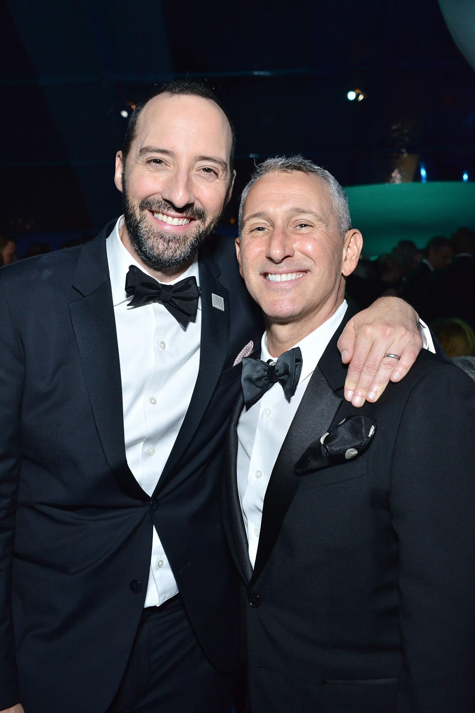 Tony Hale and Adam Shankman&nbsp;together at&nbsp;HBO's Post Emmy Awards reception at the Pacific Design Center on Sept. 18.