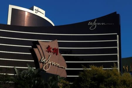 An exterior view of Wynn resort in Macau, China February 15, 2017. REUTERS/Bobby Yip