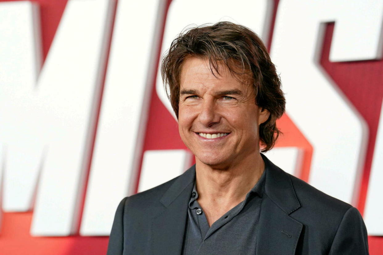 Tom Cruise à New York le 10 juillet 2023 pour l'avant-première de « Mission Impossible : Dead Reckoning ».  - Credit:Kristin Callahan/Shutterstock/SIPA