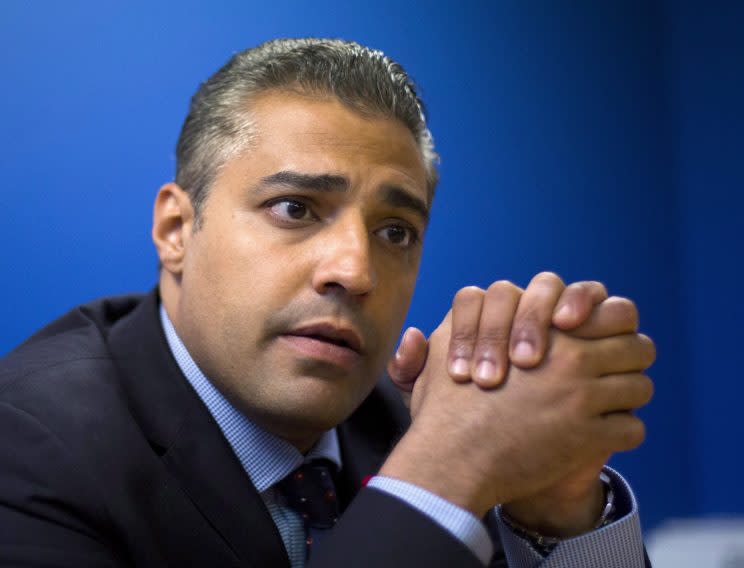 Canadian journalist Mohamed Fahmy applauds the PMO's move. Photo from The Canadian Press