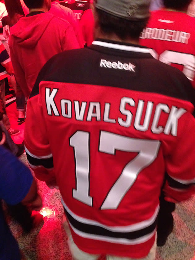 Jersey Fouls: Sweaters that suck, Blackhawks Cup Foul and spelling  challenges