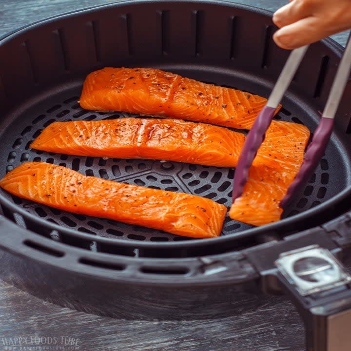 Salmon in the air fryer.