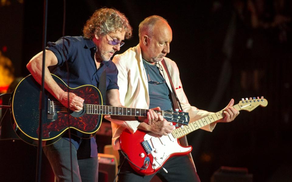 Pete Towsend and Roger Daltrey headlining Glastonbury in 2015 - Geoff Pugh