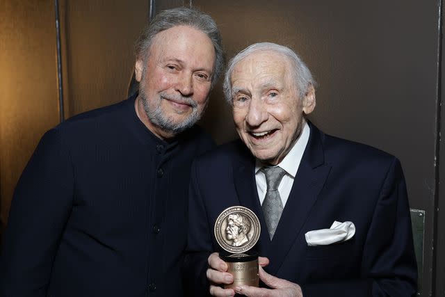 <p>Stefanie Keenan/Getty</p> Billy Crystal and Mel Brooks