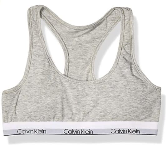 Calvin Klein Modern Cotton Racerback Sport Sujetador para Niñas/Amazon.com.mx