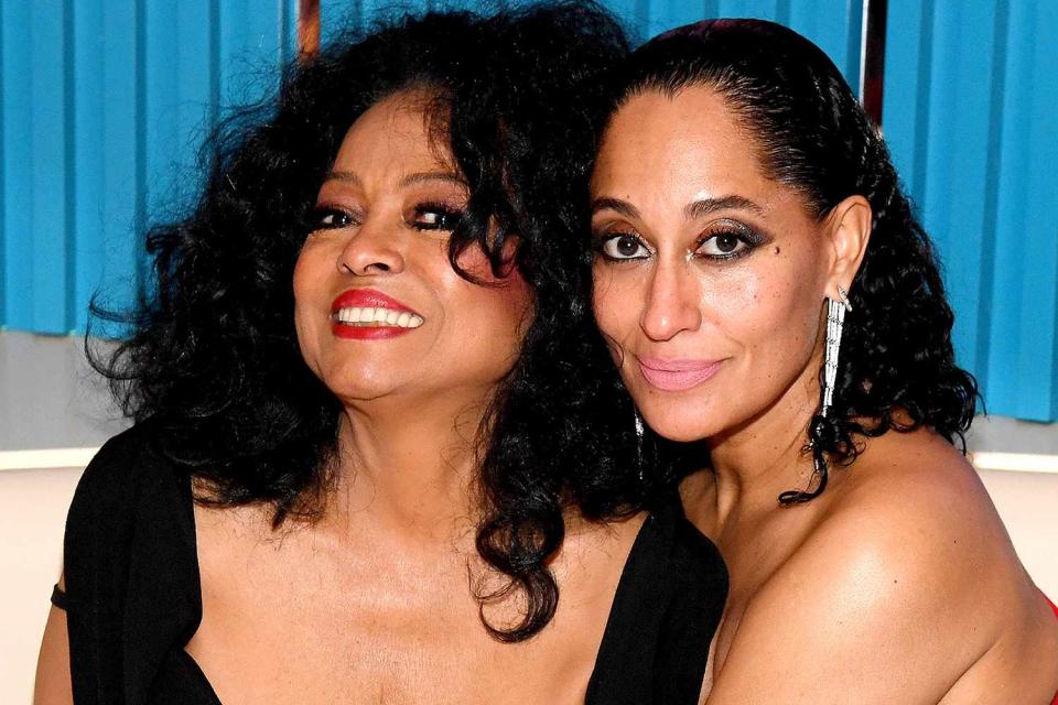 <p>Kevin Mazur/VF19/WireImage</p> Diana Ross and Tracee Ellis Ross in 2019