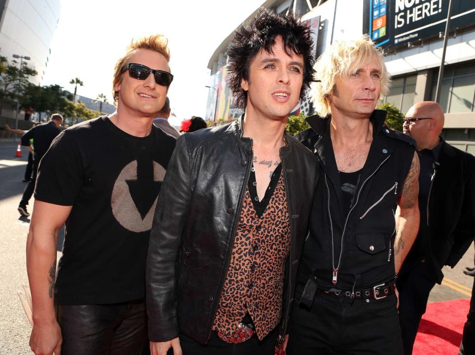 green day mike dirnt billie joe armstrong