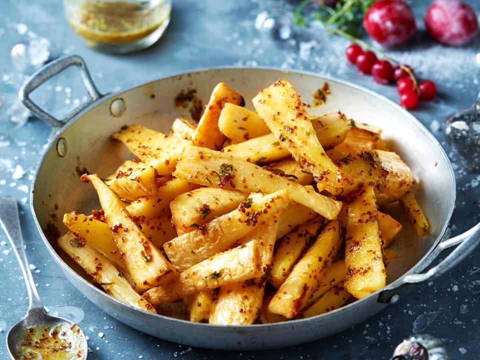 roasted parsnips