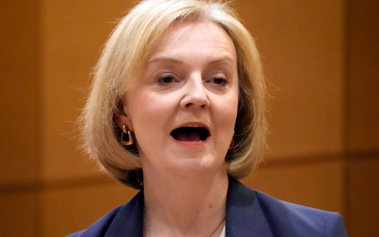 Liz Truss - Eugene Hoshiko/AP