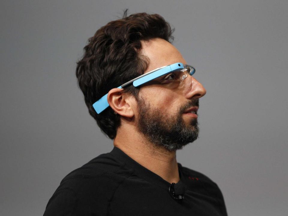 Google Glass Sergey Brin