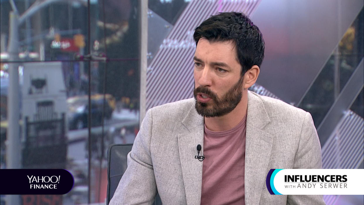 Jonathan Scott, a co-host of HGTV's "Property Brothers," appears on Influencers with Andy Serwer.