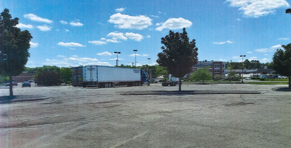 Menard Inc. wants to add outdoor storage units to a parking lot near its far northwest side store--in part to stop illegal truck parking.