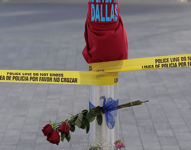 Dallas was like a ghost town on Friday with 20 blocks cordoned off while forensic  investigations continued. Photo: AAP