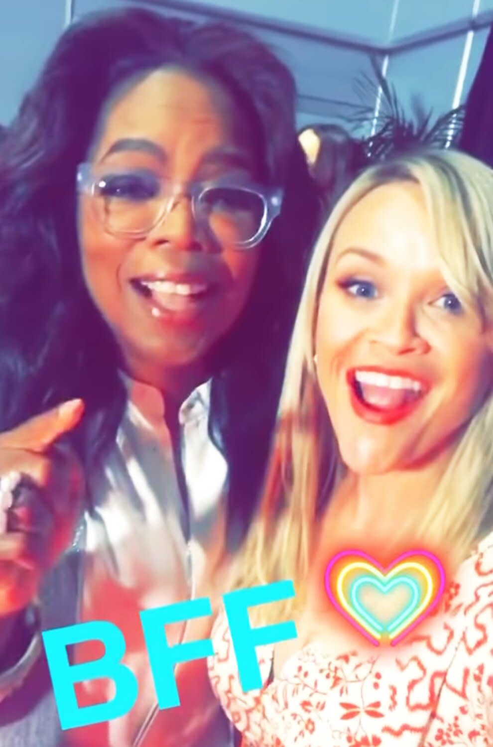 Reese Witherspoon and Oprah