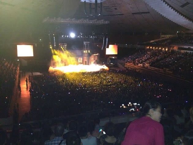 A strong crowd showed up for Lady Gaga's concert. (Photo courtesy of Vivian Tsui)