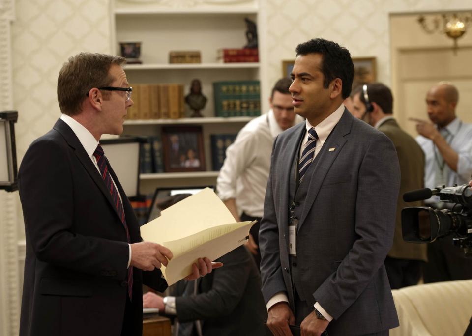 Kal Penn spielt in der 2016 gestarteten Politserie „Designated Survivor“ mit Kiefer Sutherland mit. (Bild: ddp Images)