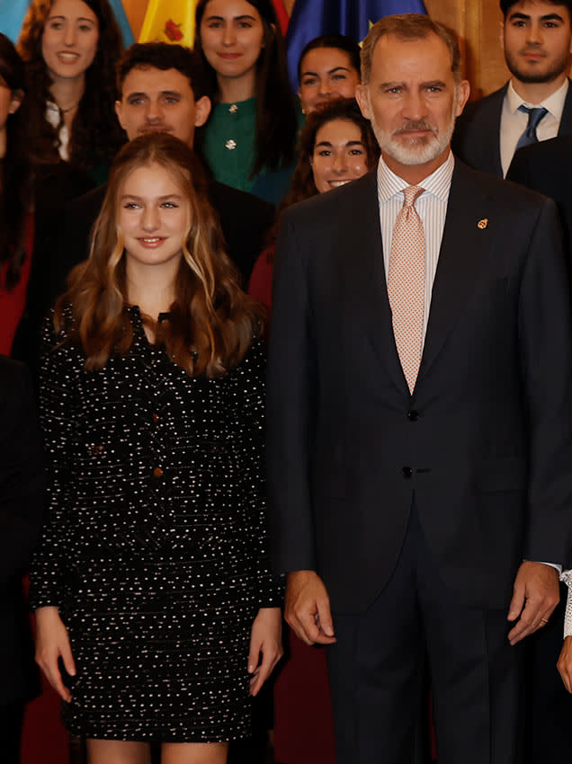 El rey Felipe VI y la princesa de Asturias