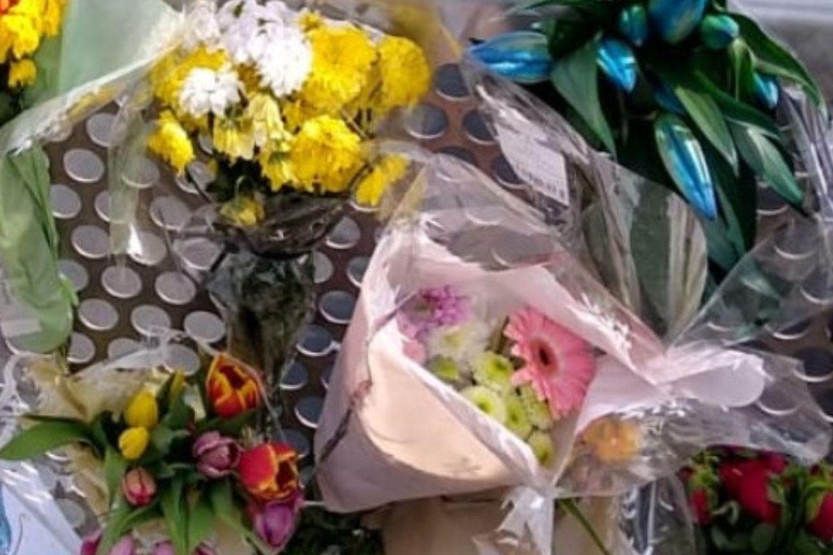 The floral tributes <i>(Image: Newsquest)</i>