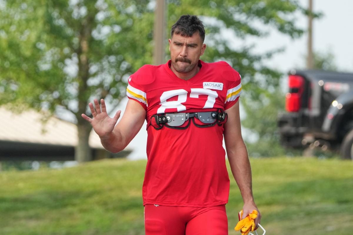 Chiefs' Travis Kelce in his 'sanctuary' preparing for Super Bowl three