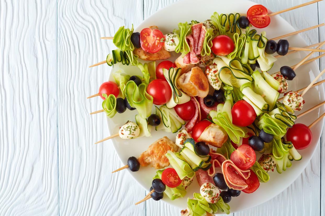 Antipasto Salad Kabobs