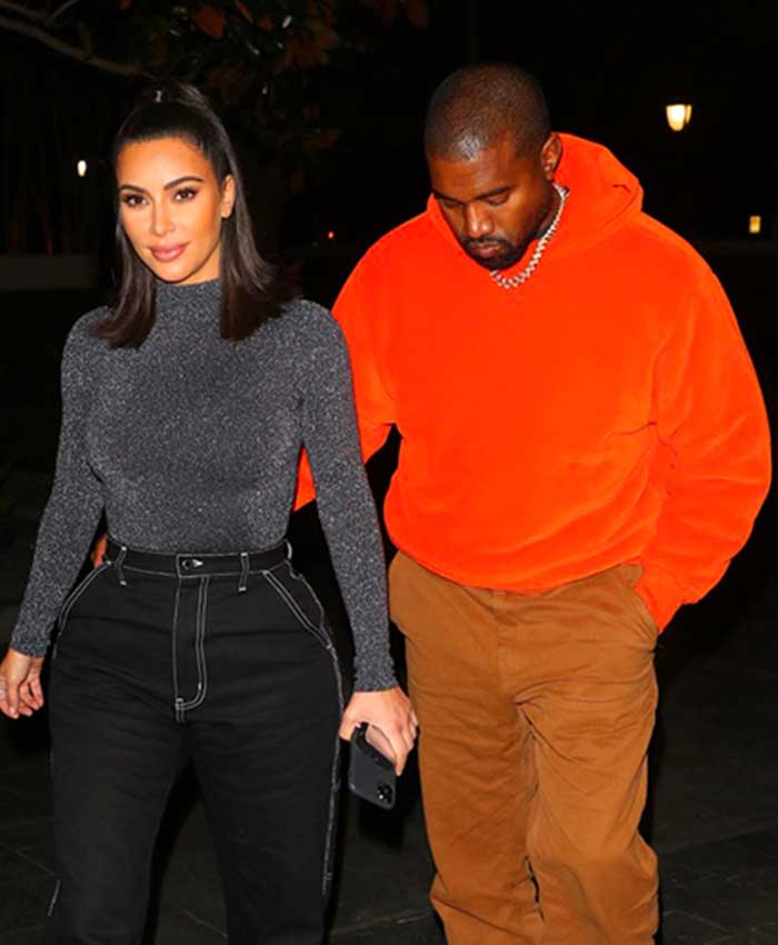 Kim Kardashian y Kanye West en Nueva York