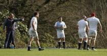 Britain Rugby Union - England Training & Press Conference - Pennyhill Park, Bagshot, Surrey - 24/2/17 England's Jamie George and team mates during training Action Images via Reuters / Andrew Boyers Livepic