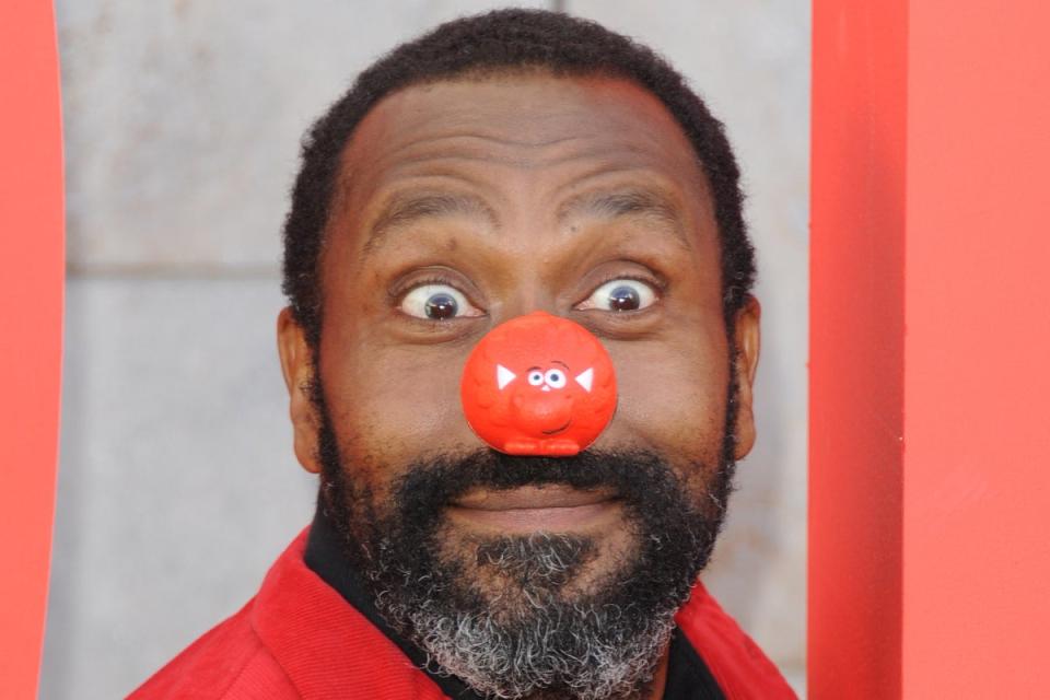 Lenny Henry celebrating 25 years of Red Nose Day in 2013 (Getty Images)