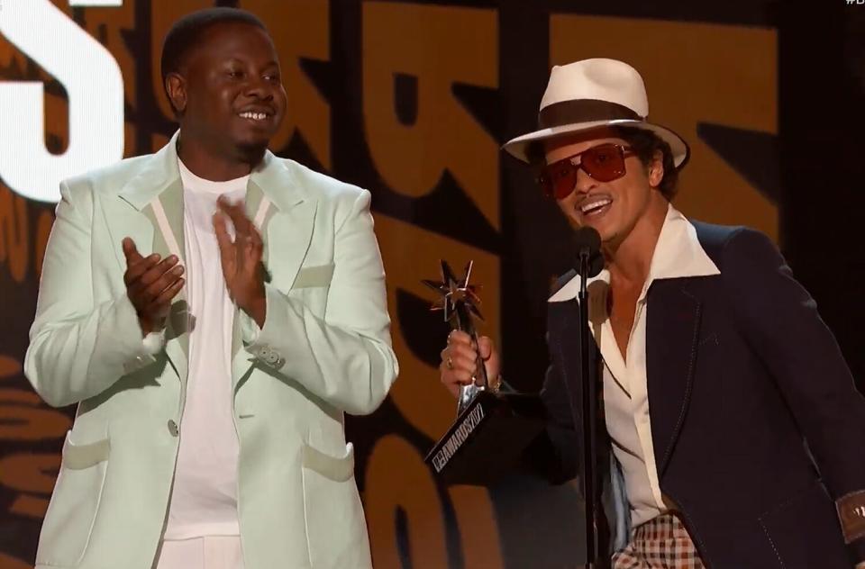 D'Mile and Bruno Mars - BET Awards;Credit: BET