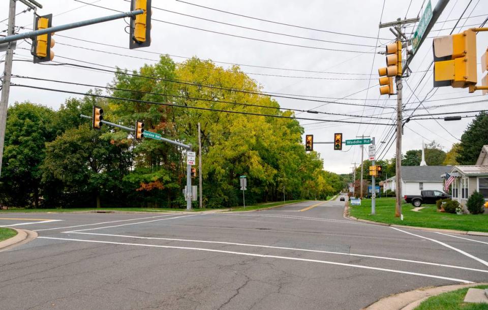 The intersection of Waddle Road and Clearview Avenue in Patton Township on Monday, Oct. 3, 2022.