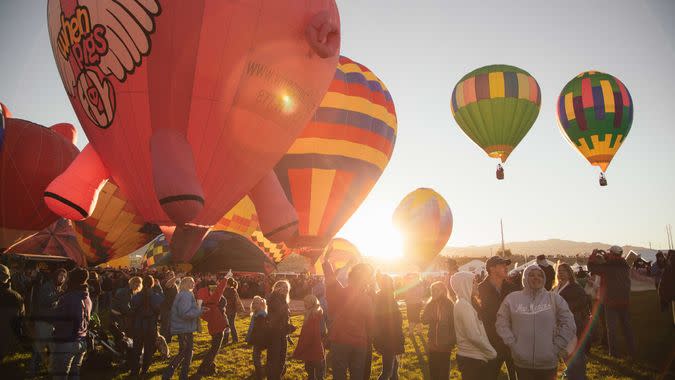 Albuquerque New Mexico hot air balloons