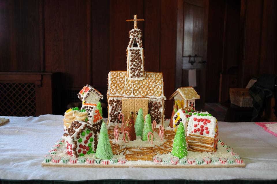 Kohler Foundation has unveiled the winners of its 27th annual Gingerbread Festival, which was held at the historic Waelderhaus in November and December 2023. Pictured is the winner in the Pre-school category by St. John the Baptist Catholic School, 'Church: It Takes a Village.'